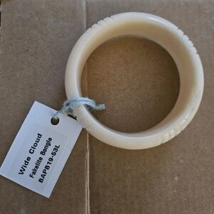 Facette Bangle - Cream